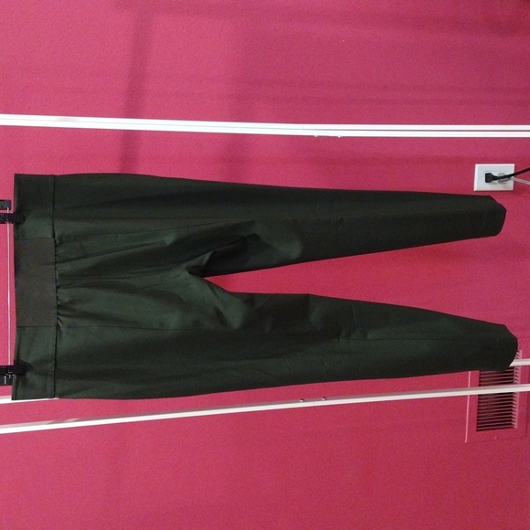 COS women's wool tailored dark green straight leg pants. GUC with one flaw. Size - Picture 3 of 10